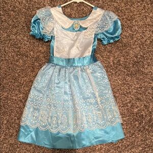 Disney Alice in Wonderland Blue and White Princess Costume